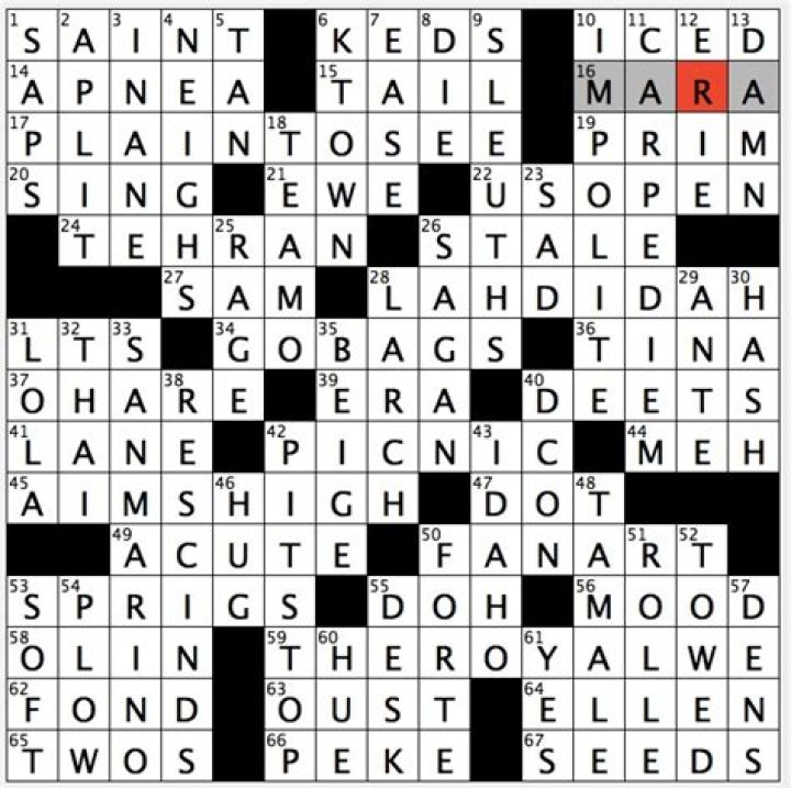 Totally Surround Nyt Crossword