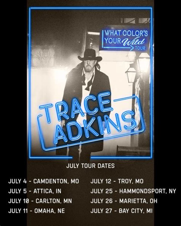 Trace Adkins Friday July 16 The 2021 Franklin County Fair