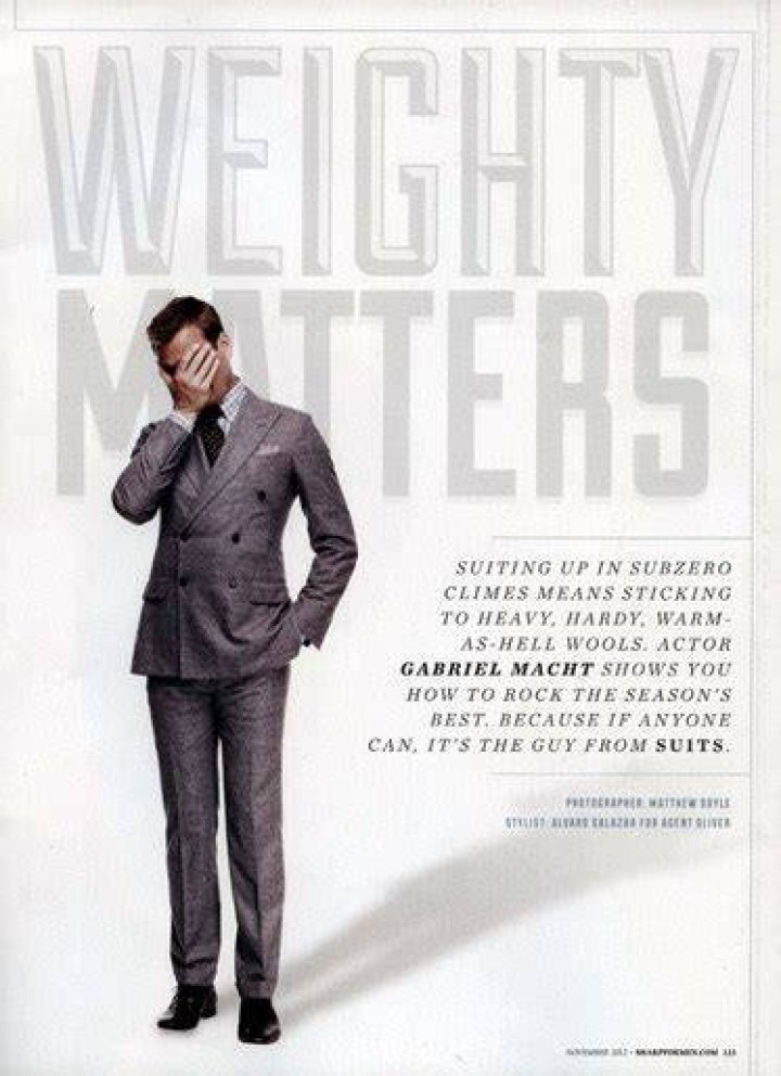 Tracey Mattingly News Gabriel Macht in Da Man Magazine Lookbooks