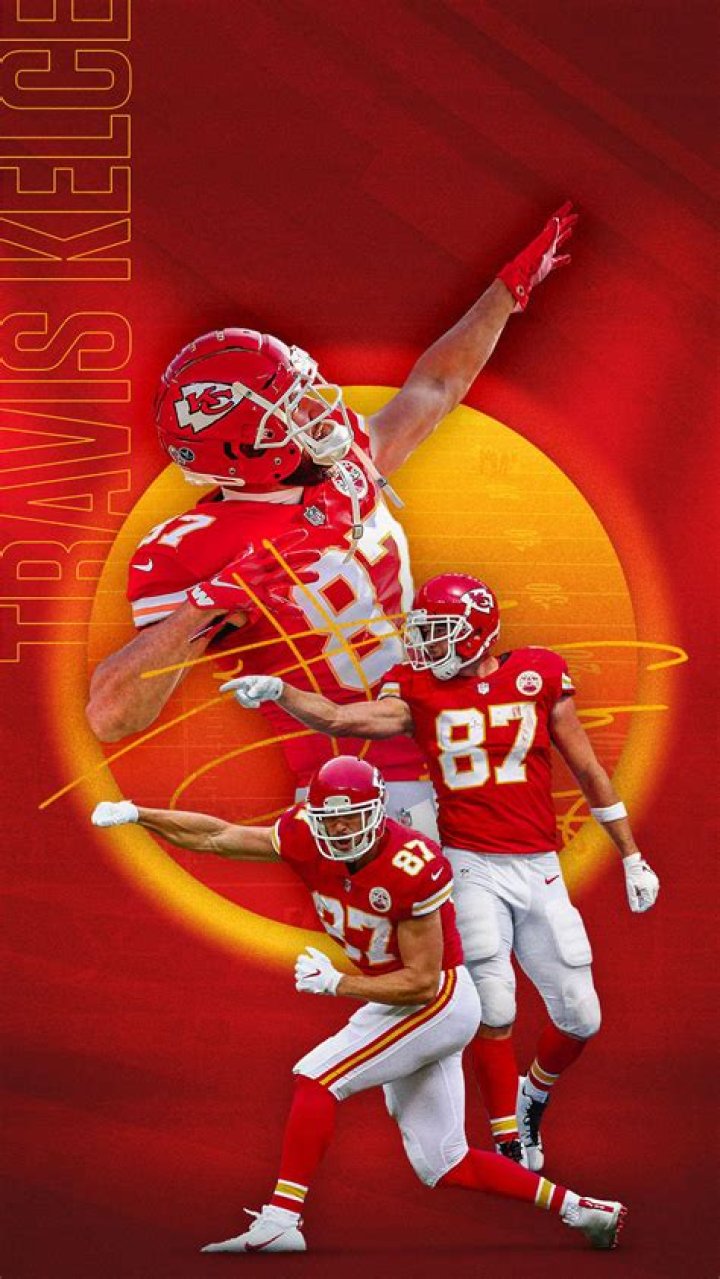travis kelce wallpaper,sports,sports gear,helmet,gridiron football