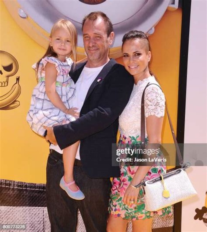 Trey Parker, wife Boogie Tillmon and daughter Betty Parker attend the