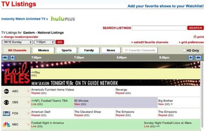 TV Listings Find Local TV Listings and Watch Full Episodes Zap2it