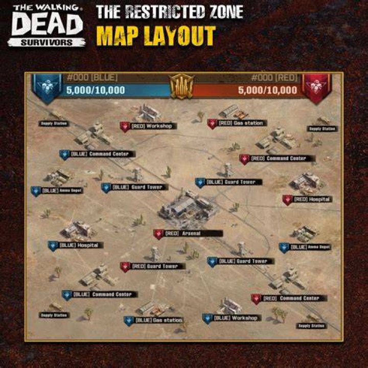 TWD Survivors Restricted Zone. Clan vs Clan (CvC)