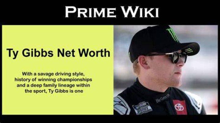 Ty Gibbs Bio, Net Worth, Age, Parents, Family, Career, Height, Wiki