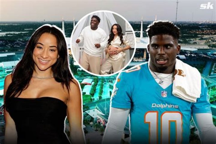 Tyreek Hill with wife Keeta Vaccaro Tyreek Hill with wife Keeta Vaccaro