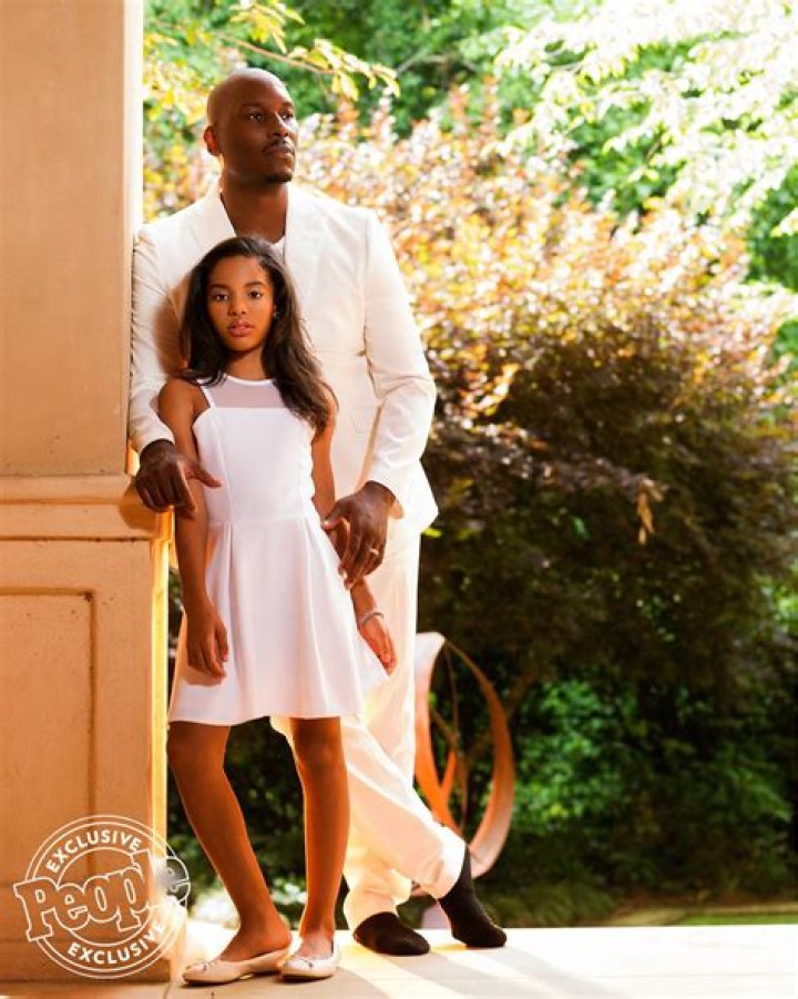 Tyrese Gibson brings daughter Shayla, seven, to The View studio in NYC