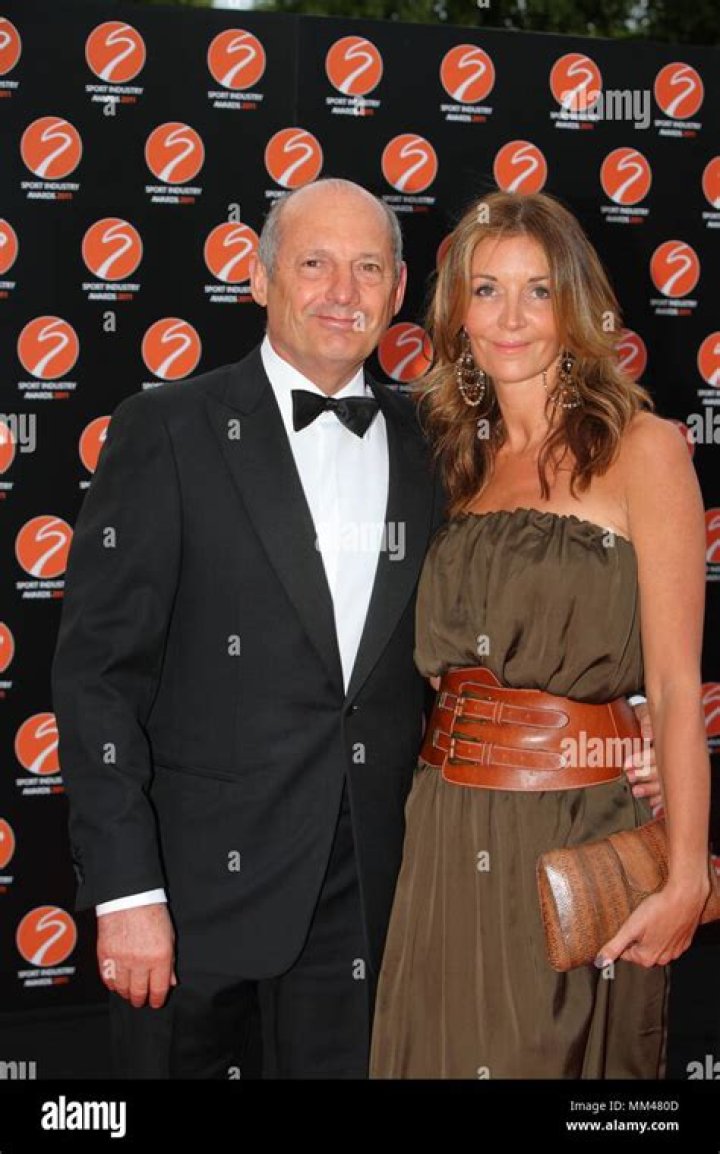 UK Ron Dennis and wife at the Sport Industry Awards Battersea