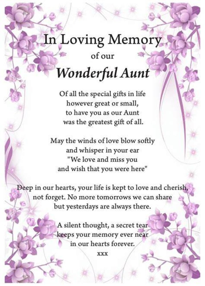 Uncovering Comfort And Closure After Losing An Aunt