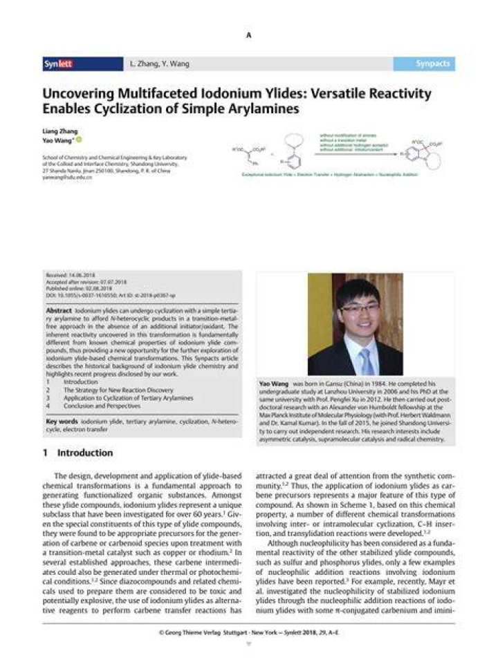 Uncovering Multifaceted Iodonium Ylides Versatile Reactivity Enables