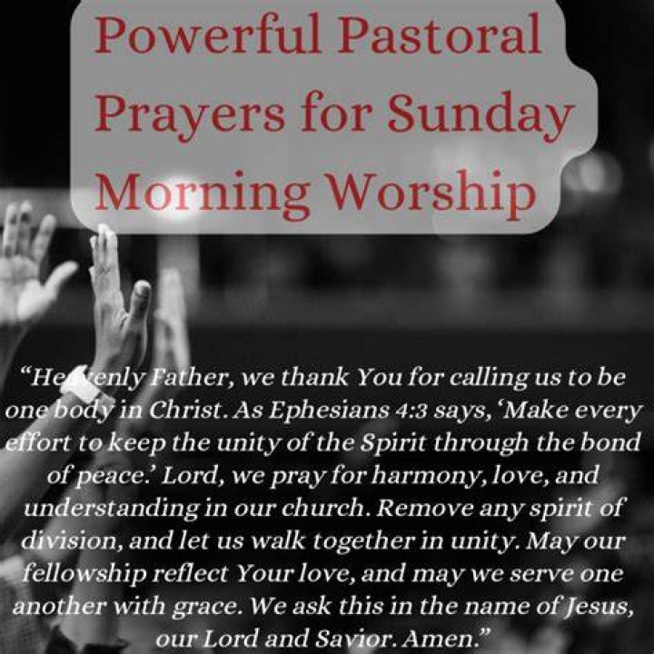 Unlock The Power Of Pastoral Prayers For Morning Worship