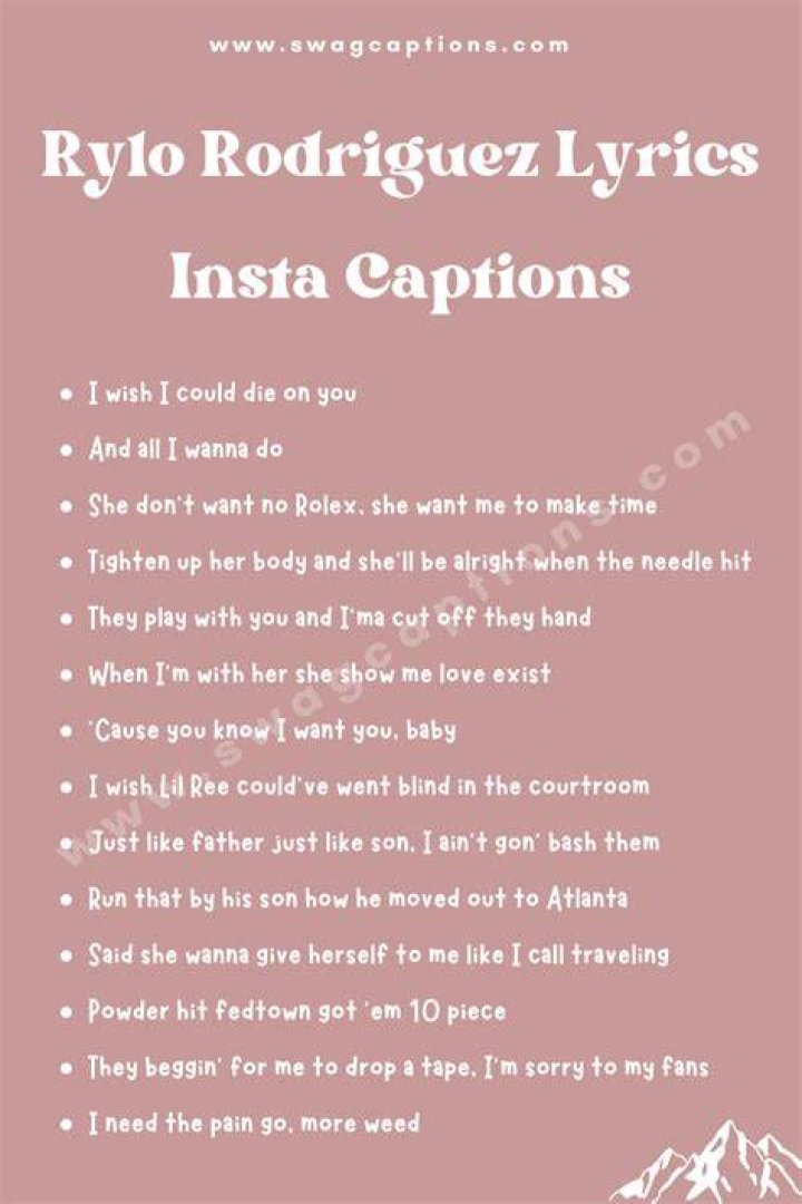 Unlock The Power Of Rylo Lyrics For Unforgettable Captions