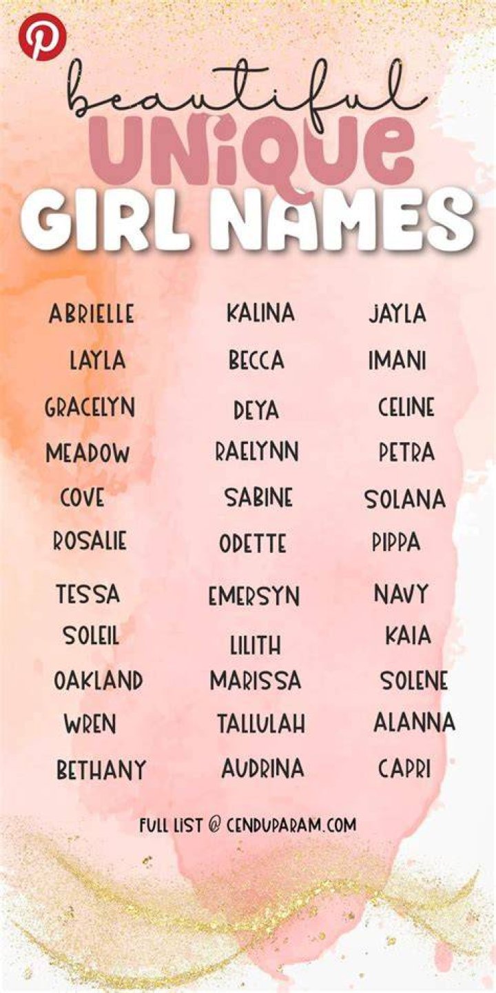 Unusual Baby Names, Pretty Names, S Girl Names, Sweet Girl Names