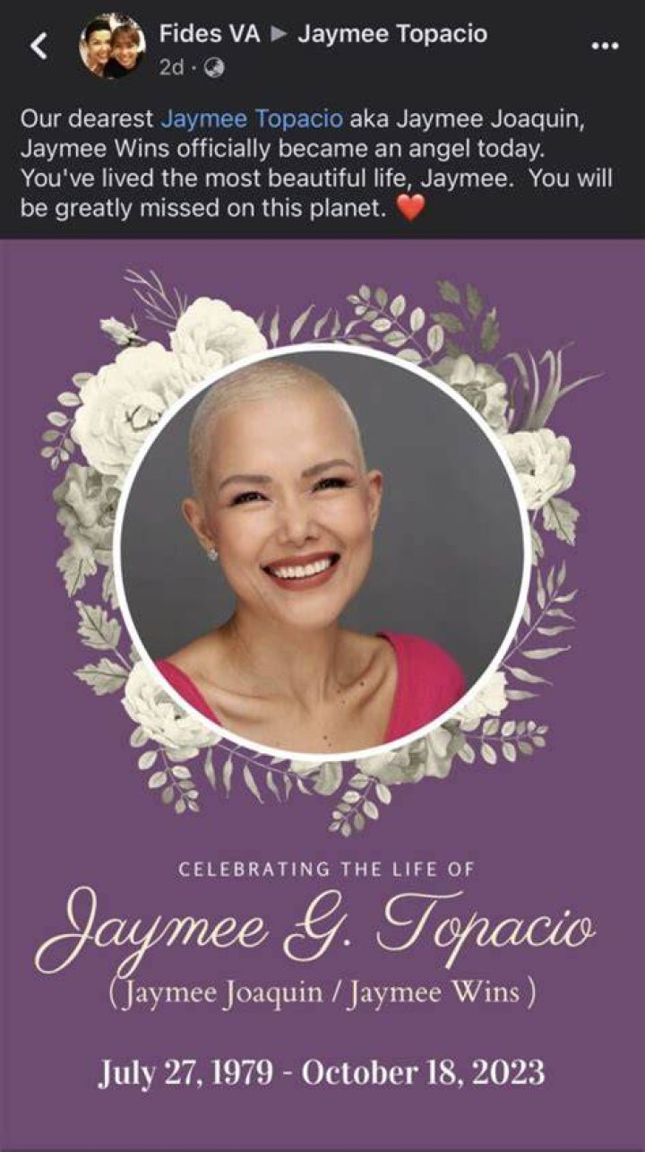 Unveiling The Beloved: Jaymee Joaquin's Legacy In The Spotlight