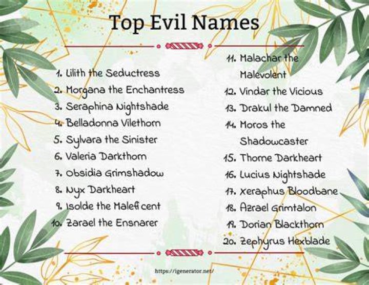 Unveiling The Secrets Of Evil Sounding Surnames
