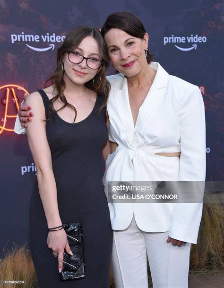 US actress Lili Taylor and daughter Maeve TaylorFlynn attend the
