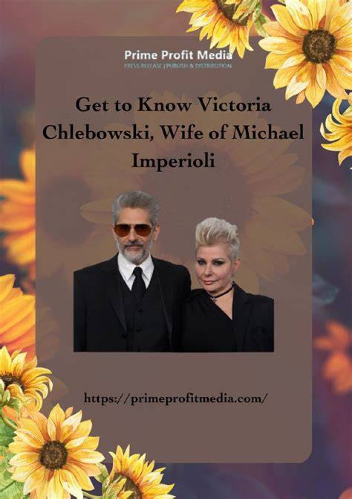 Victoria Chlebowski Wife of Michael Imperioli, Everything To Know