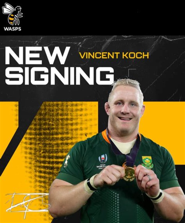 Vincent Koch Wasps sign World Cup winner from Saracens Rugby Union