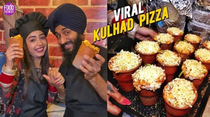 Viral Couple Selling Kulhad Pizza Fresh Bites Street food INDIA