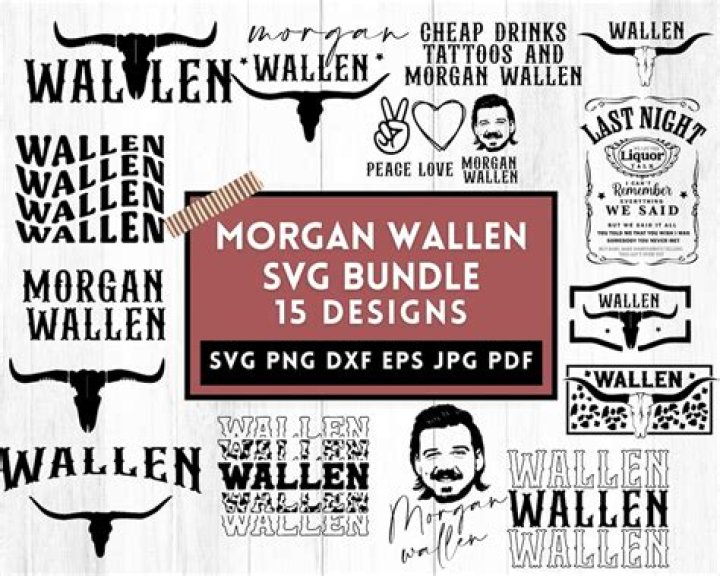 Wallen Song Lyrics SVG