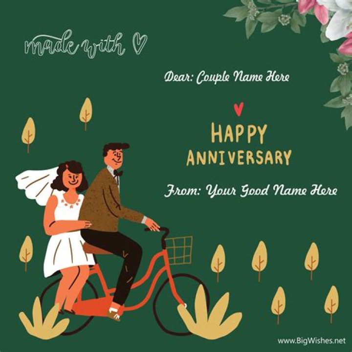 Wedding Anniversary Wishes Cards For Uncle & Aunty by Jack Levi Medium