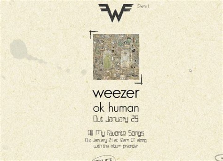 Weezer OK Human (January 29, 2021) &bull; Page 72 &bull; forum.chorus.fm