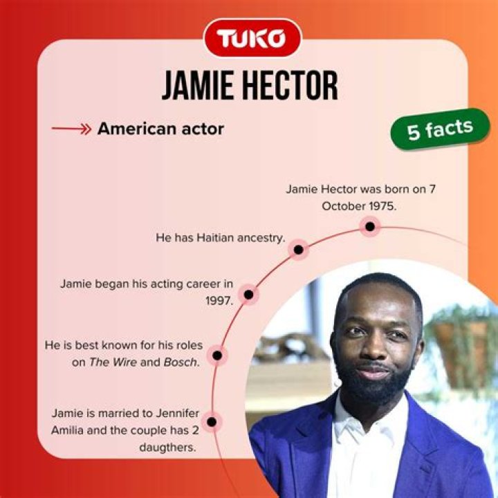 What caused Jamie Hector's scar? Everything you should know Tuko.co.ke