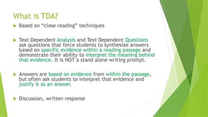 What Does Tda Stand For In Police Terms