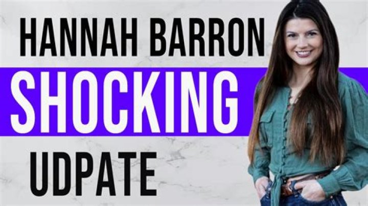 What Happened To Hannah Barron And Boyfriend Hunter Horton?
