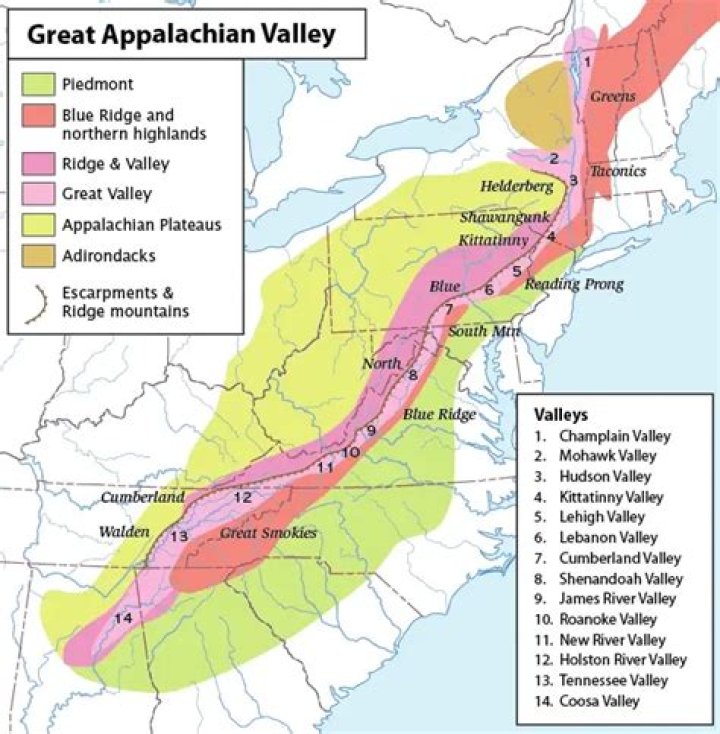 What States Do The Appalachian Mountains Go Through? What States