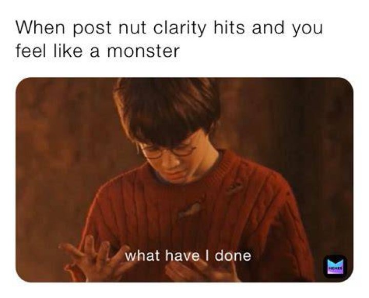When post nut clarity hits you hard. (R/pornhubcomments) - songs that have the same energy as post nut clarity