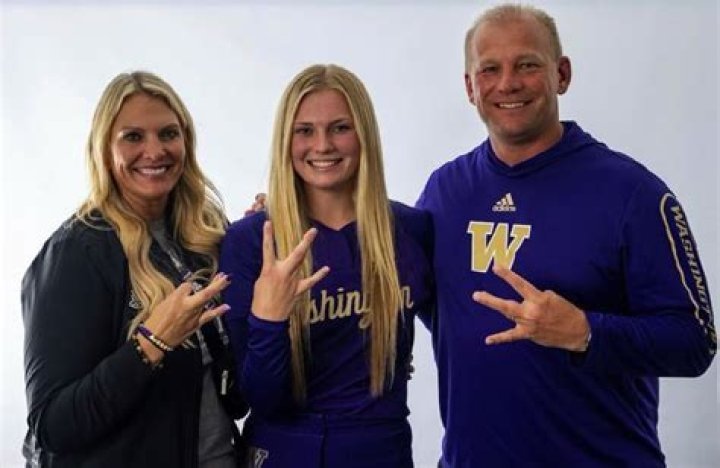 While his daughter dominates, allow Husky football coach Kalen DeBoer