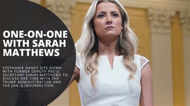 White House Sarah Matthews Father Who Is Jeffrey Matthews?