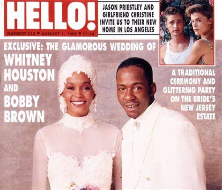 Whitney Houston Bobby Brown Marriage HELLO! in History Whitney