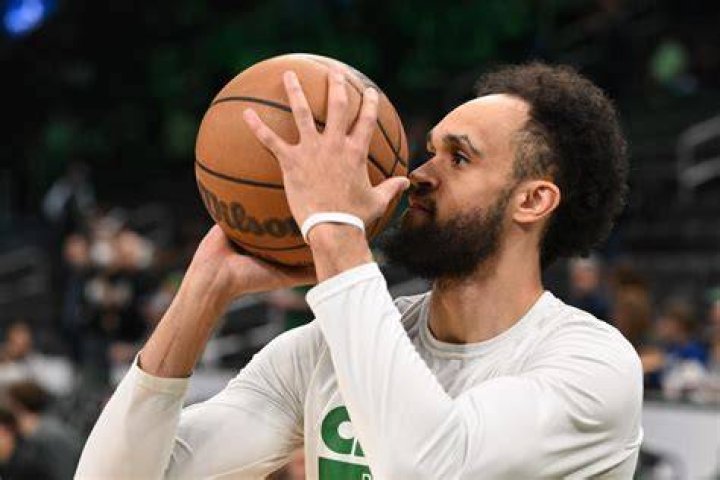 Who is Derrick White's wife Hannah Schneider and when did they get married