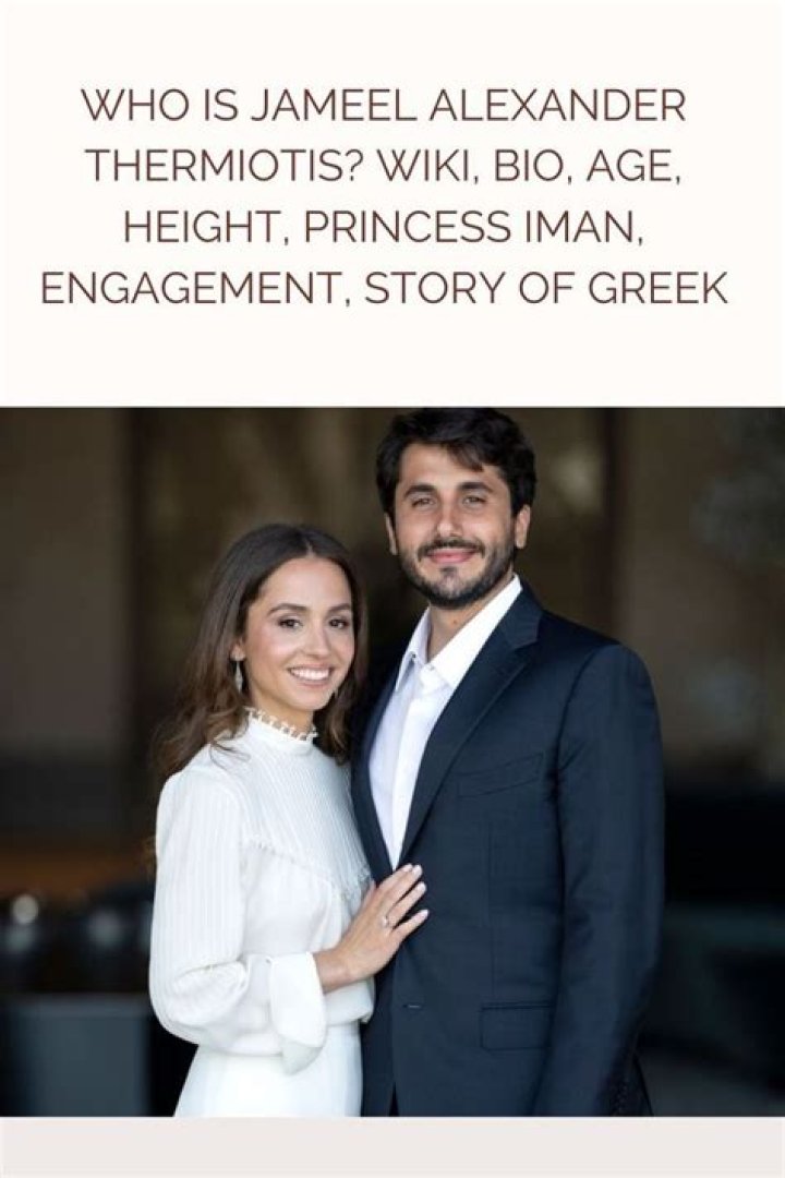 Who Is Jameel Alexander Thermiotis, Princess Iman&rsquo;s New Finance?