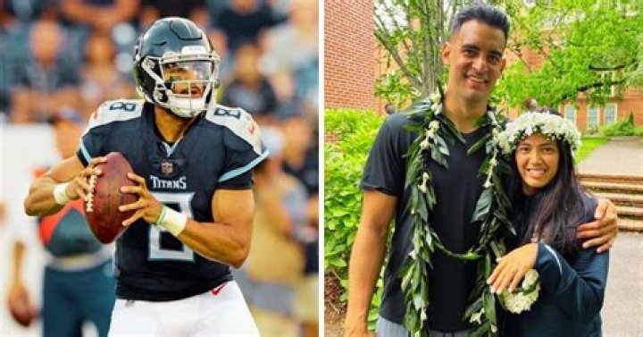 Who Is Marcus Mariota's Wife? All About Kiyomi Cook