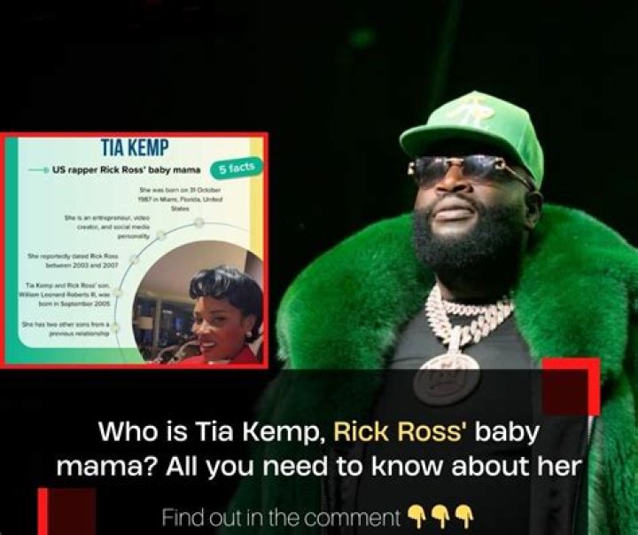 Who is Tia Kemp? Rick Ross baby mama's Biography Age, Son, Net Worth