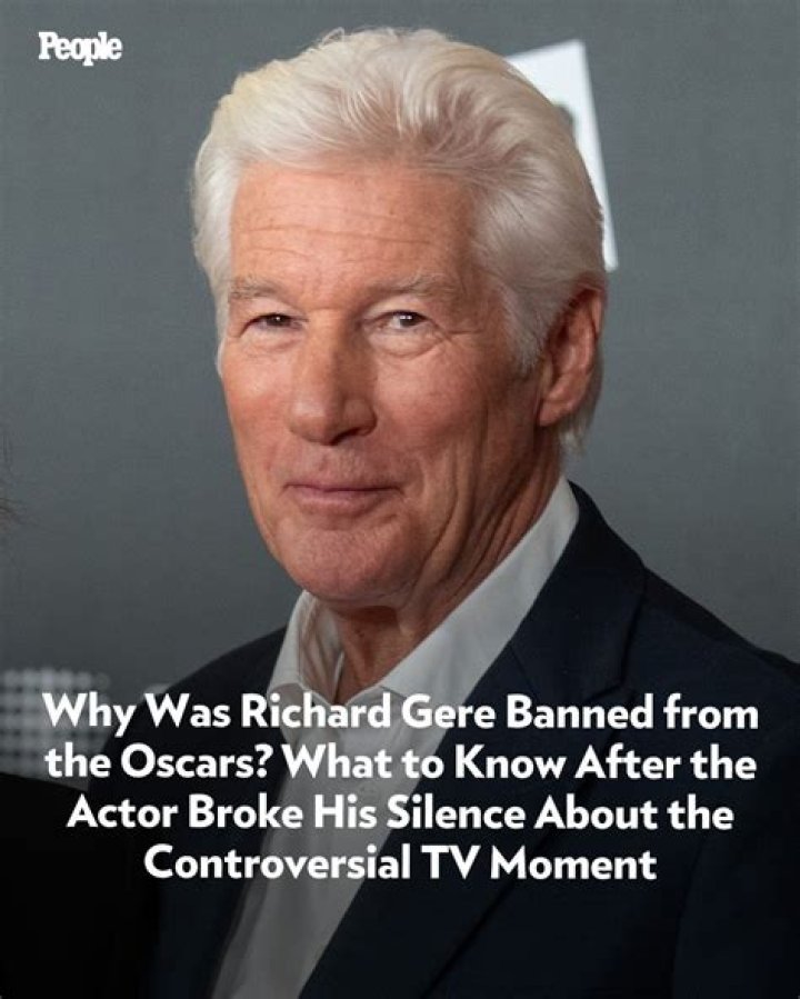 Why was Richard Gere banned from the Oscars, and which other stars have