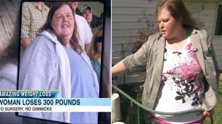 Woman Loses 300 Pounds Celebrates By Wearing Same Outfit In Before
