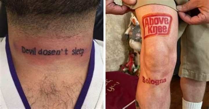 Worlds weirdest and most regrettable tattoos revealed in cringeworthy pics