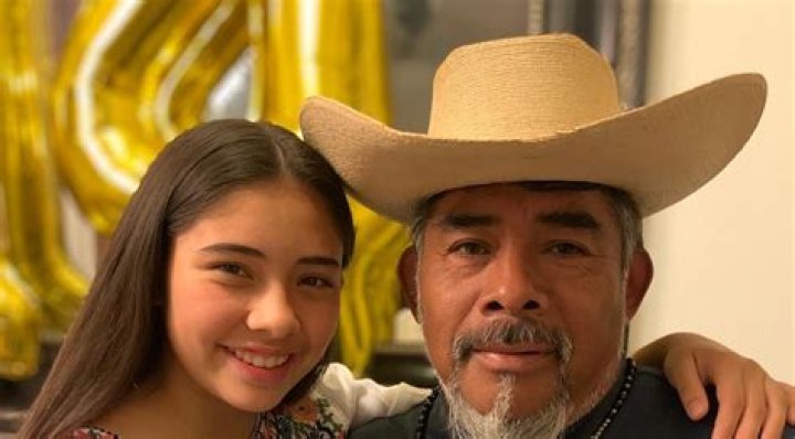 Xochitl Gomez with her father Xochitl Gomez with her father