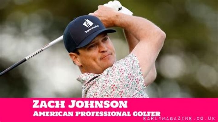 Zach Johnson Net Worth How Much Is Zach Johnson Worth?