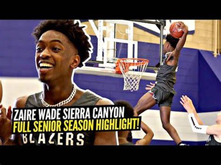 Zaire Wade Sierra Canyon Athletics