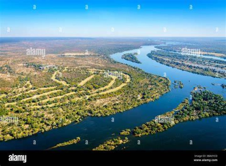 Zambezi River; Rivers in Africa: the beautiful Victoria falls.