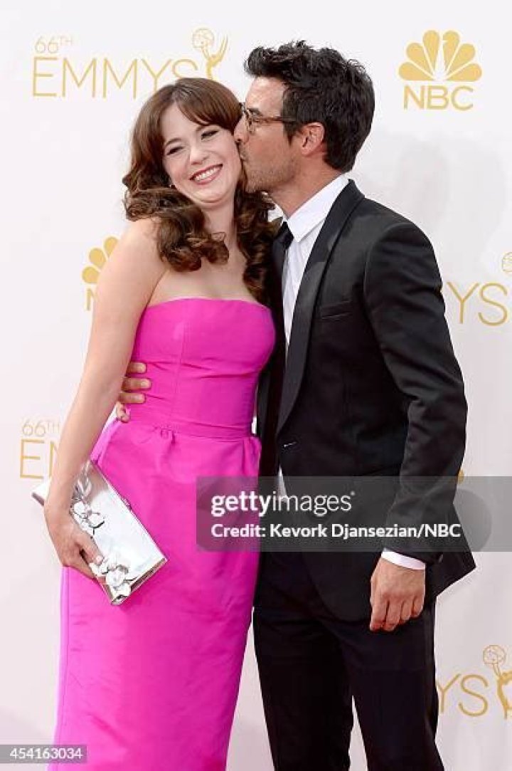 Zooey Deschanel and producer Jacob Pechenik make their red carpet debut
